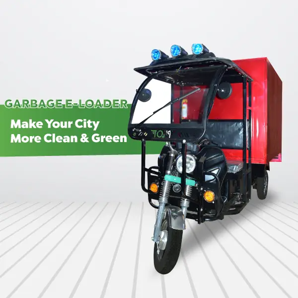 Garbage E Loader Electric Rickshaw 